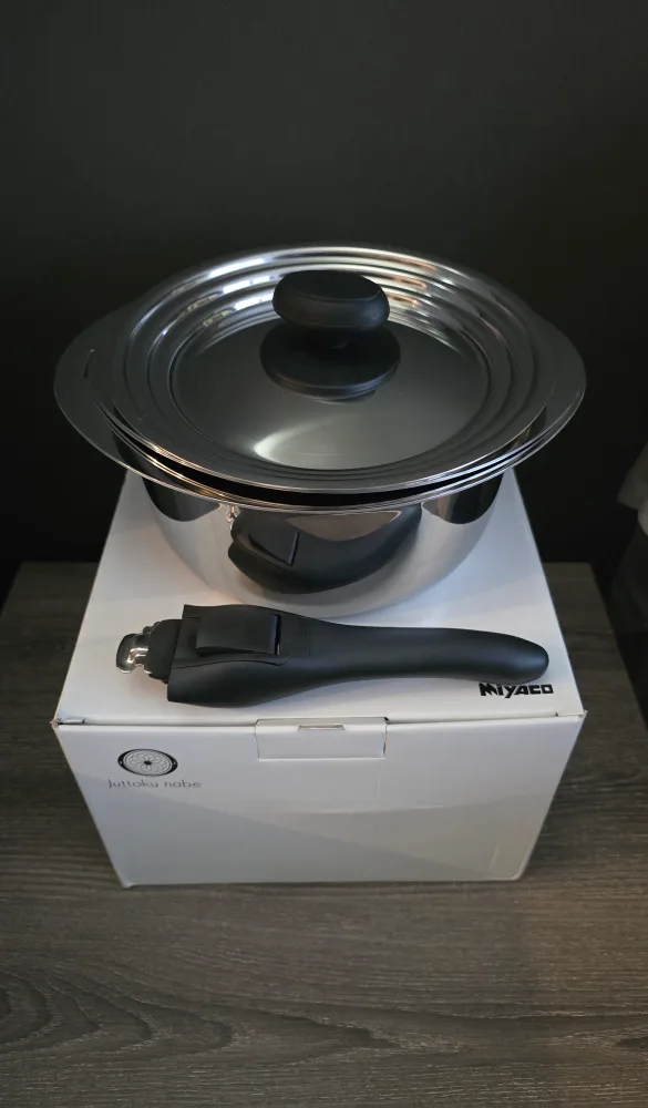 Miyazaki Seisakusho Jutoku 5-Piece Stainless Steel Cookware set image indicator(4)