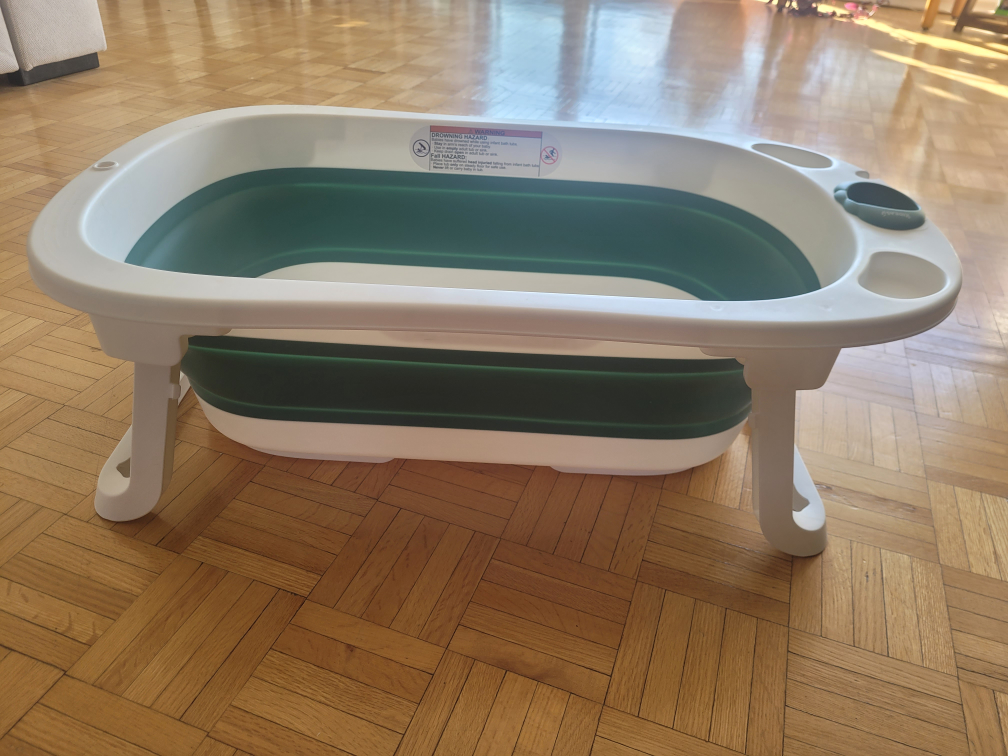 Baby Foldable Bath Tub with Stand - photo 4