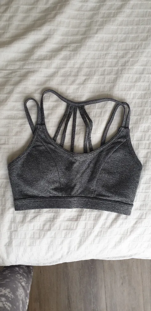 Grey Sports Bra thumbnail