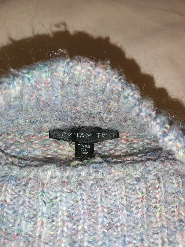 Dynamite Women's Multicoloured Knit Sweater - Size XS image indicator(2)