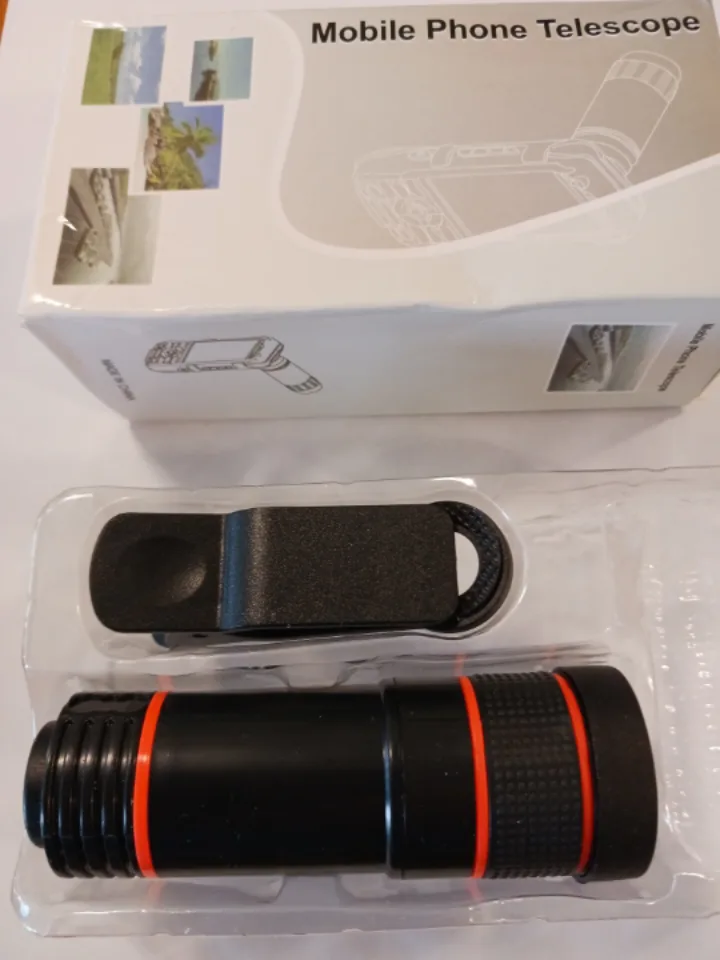 👍 📷 🎥 🔍 12x Telescope cellphone Lens to Take pics 3-40+ M Away image indicator(3)