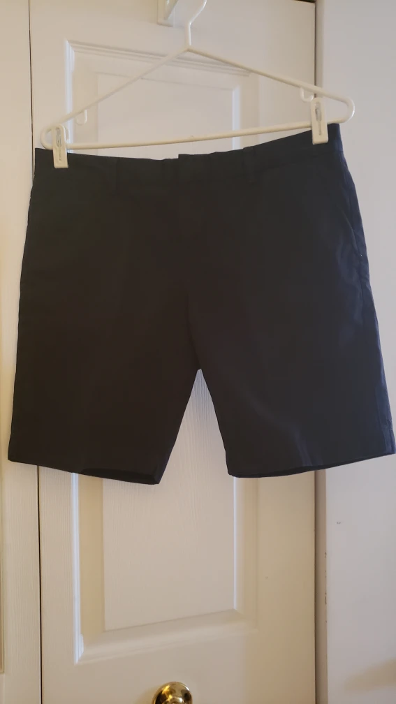 Women's UNIQLO Navy Blue Cotton Shorts Size M