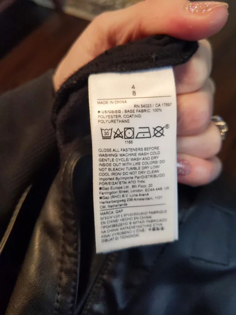 GAP Vegan Leather Jumpsuit image indicator(5)