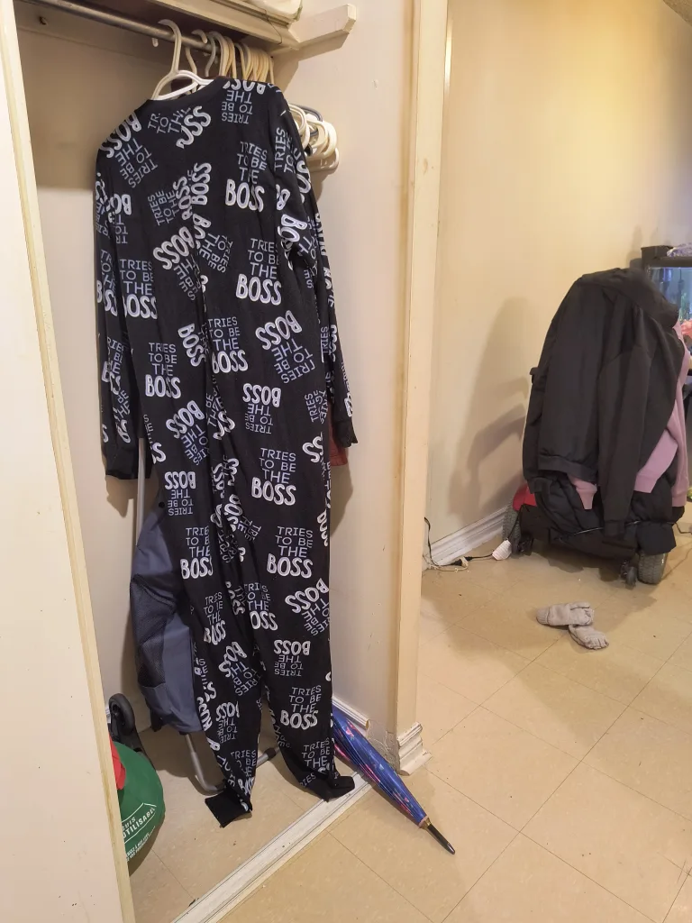 Mountain Ridge Fleece Onesie, Size S image indicator(4)