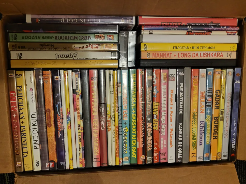 Large Bollywood DVD Collection Lot Hindi Punjabi image indicator(2)