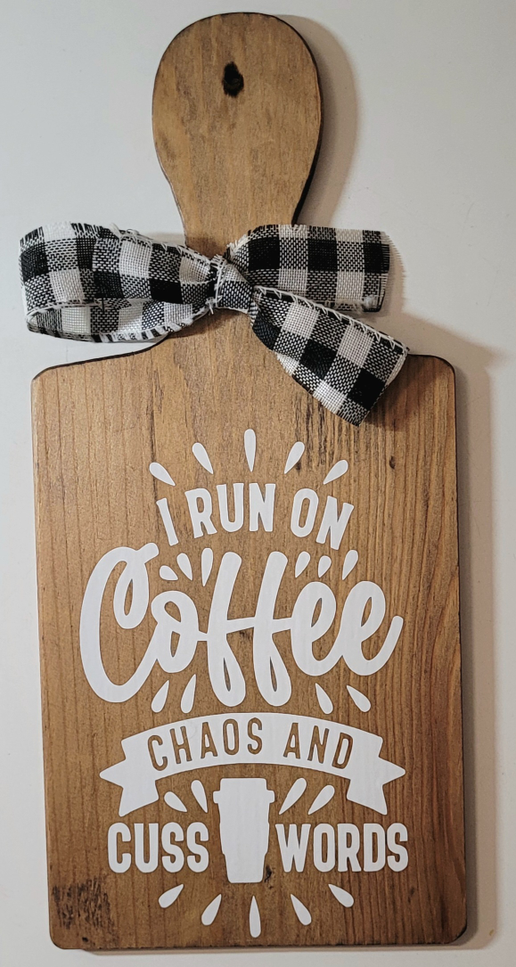 wooden sign