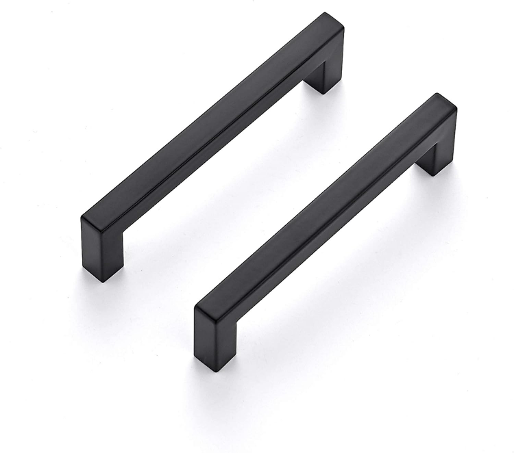 Black Cabinet Pulls - Modern Handles 140mm - photo 2