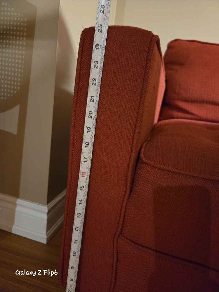 Red  Sofa - 3 seats - photo 3