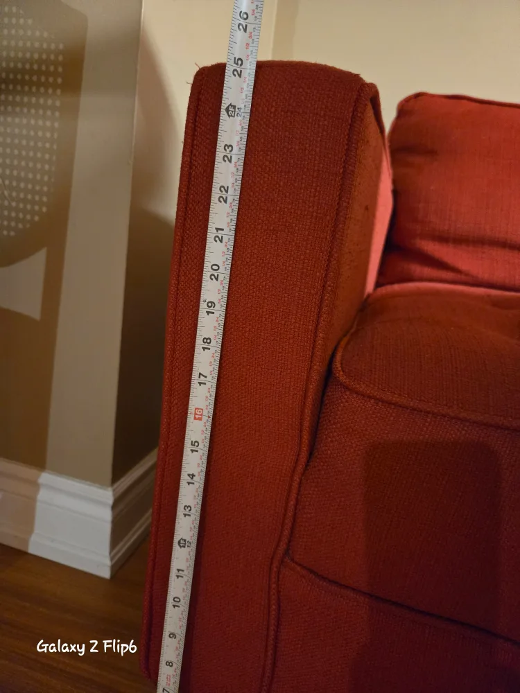 Red  Sofa - 3 seats image indicator(3)