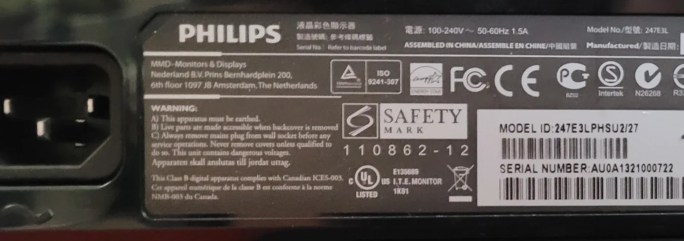 Philips 24 inch LED Monitor image indicator(6)