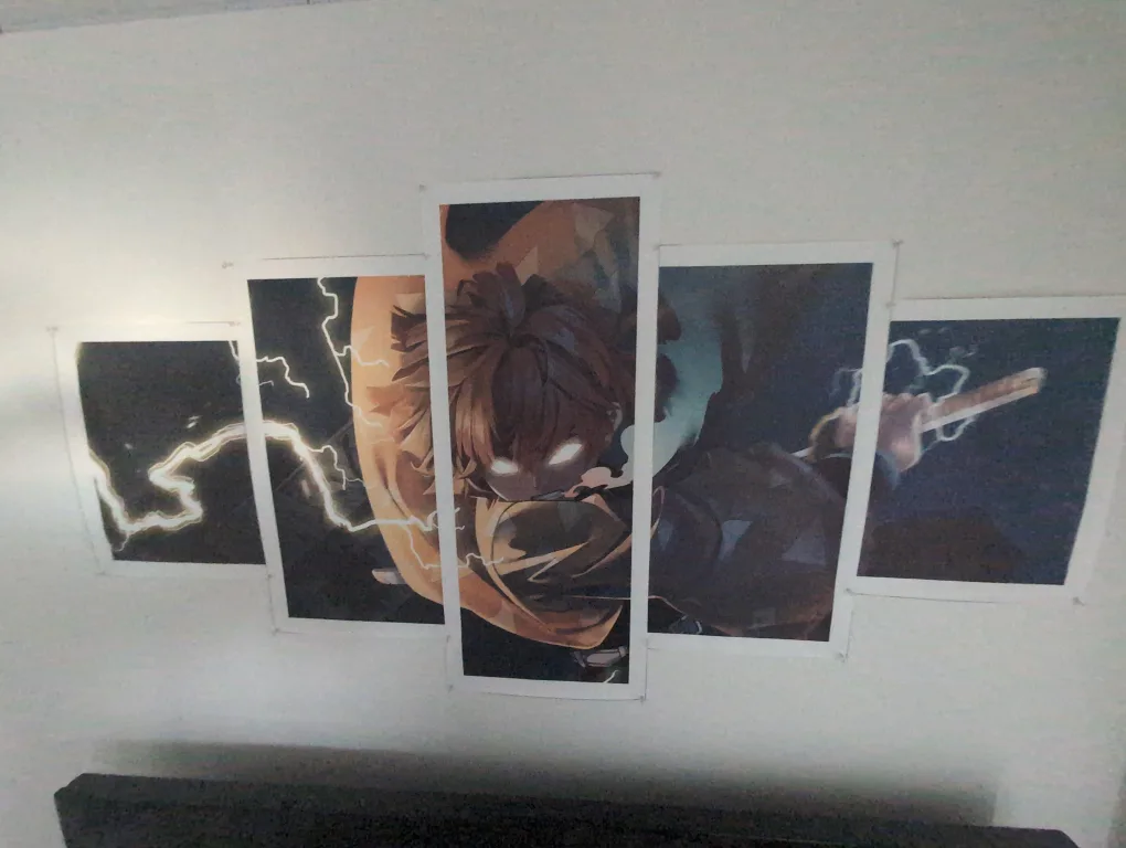 demon Slayer zenitsu poster image indicator(3)