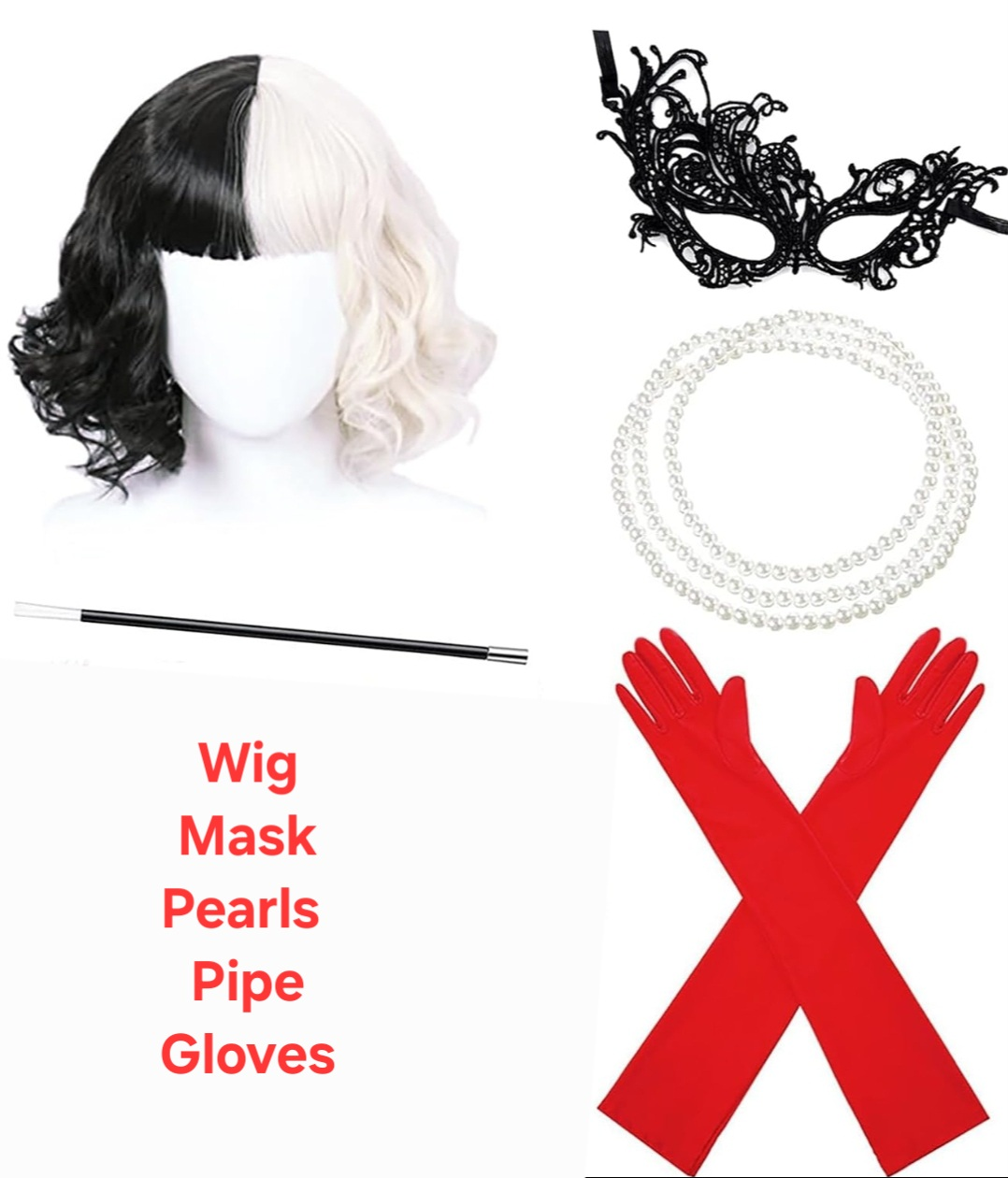 Cruella de Vil Costume Kit