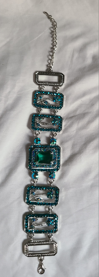 Crystal  Bracelet - Turquoise & Green
