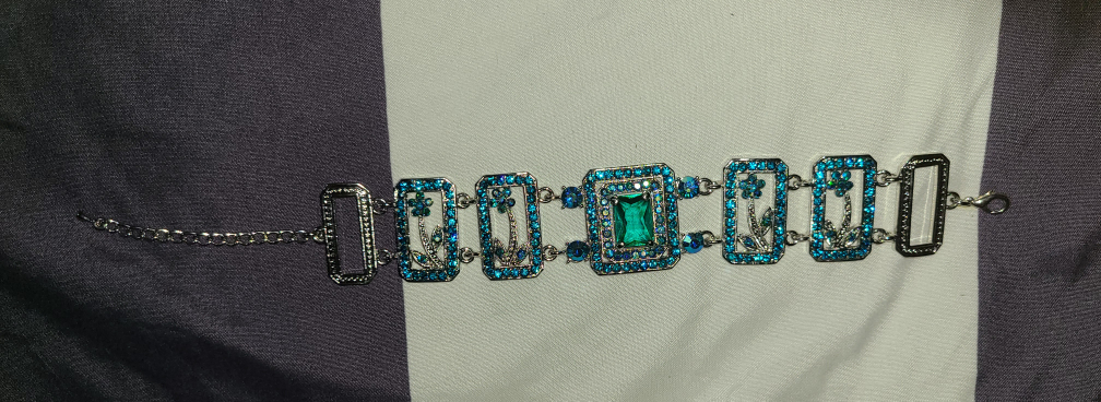 Crystal  Bracelet - Turquoise & Green - photo 3