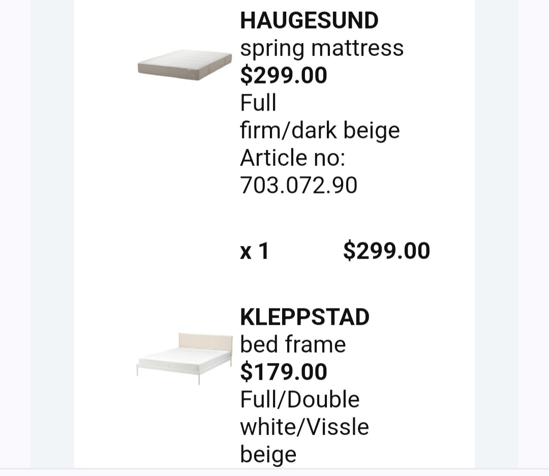 Bed Frame & Mattress - photo 2
