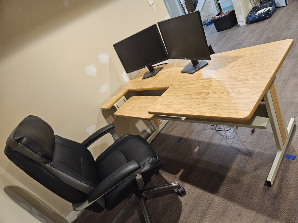Solid Computer Desk