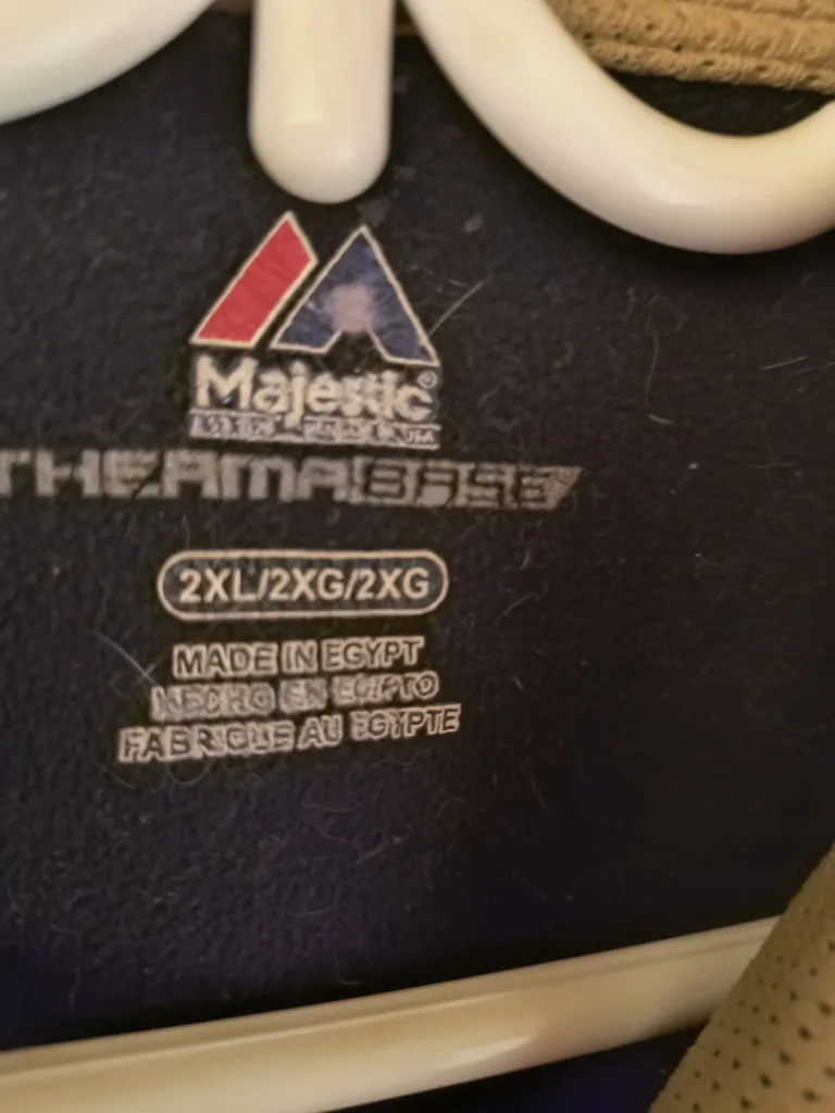 Men's Majestic New Orleans Saints Thermabase Hoodie 2XL image indicator(2)