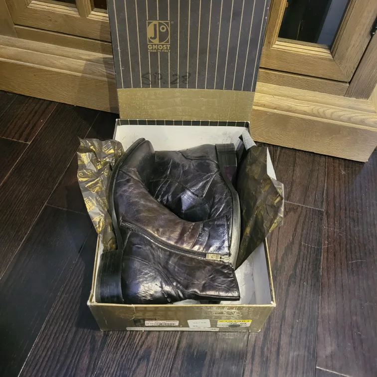 Jo Ghost Men's Leather Boots Size 45 image indicator(5)