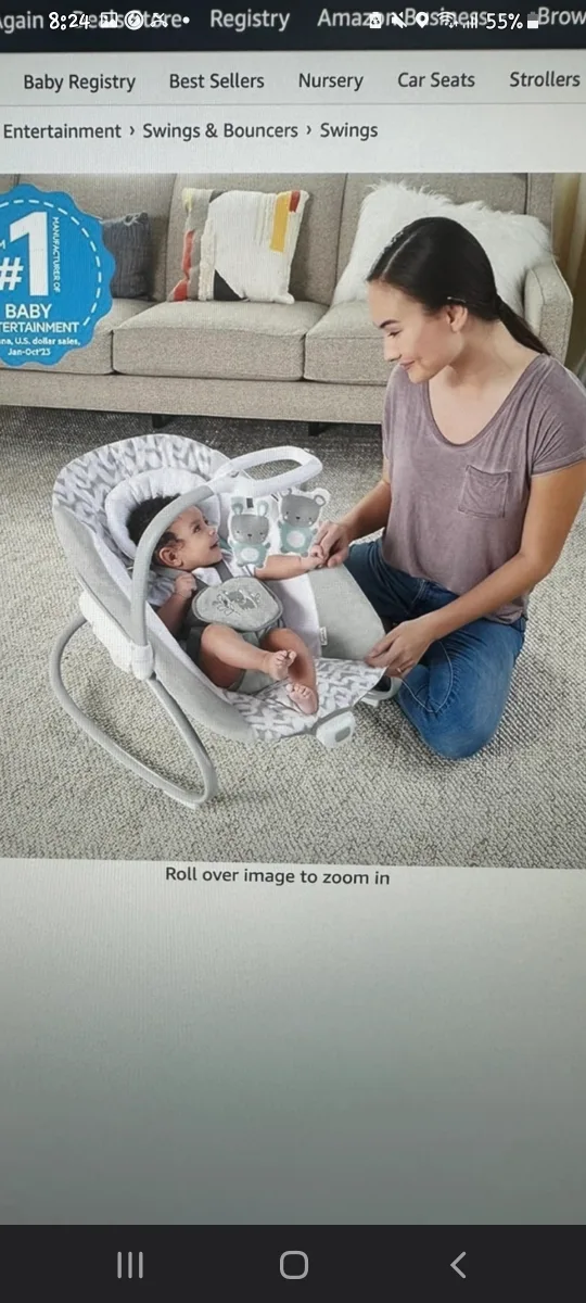 Ingenuity SimpleComfort Swing & Rocker image indicator(3)