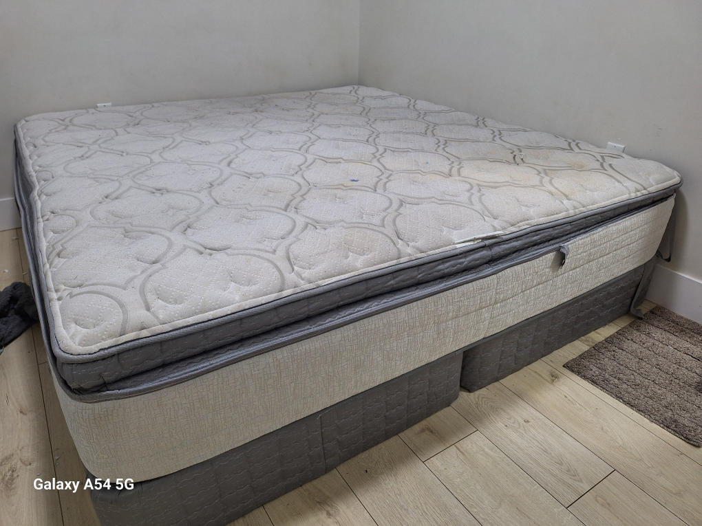 King Mattress and Box Spring + Double bed mattress & box springs