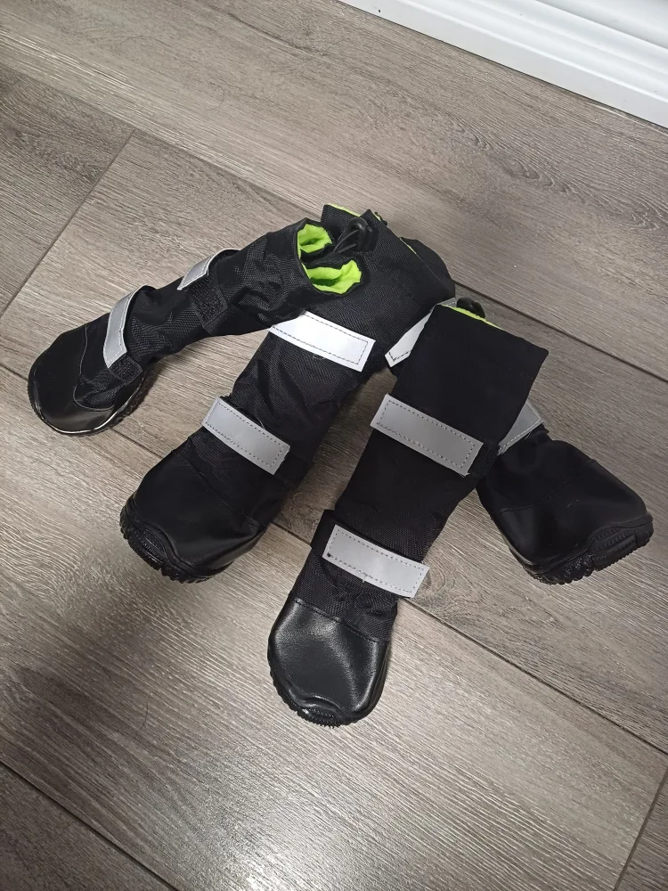 Dog Boots - Set of 4 - Waterproof, Reflective, Velcro Closure image indicator(7)