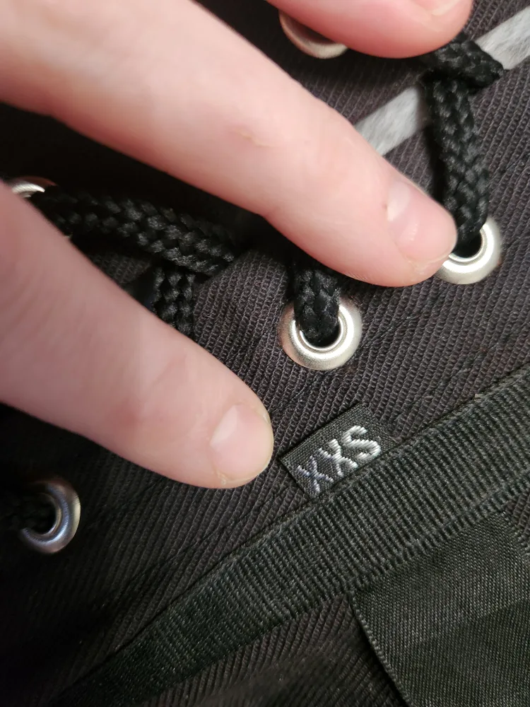 Black and Red Love Poetry Corset image indicator(7)