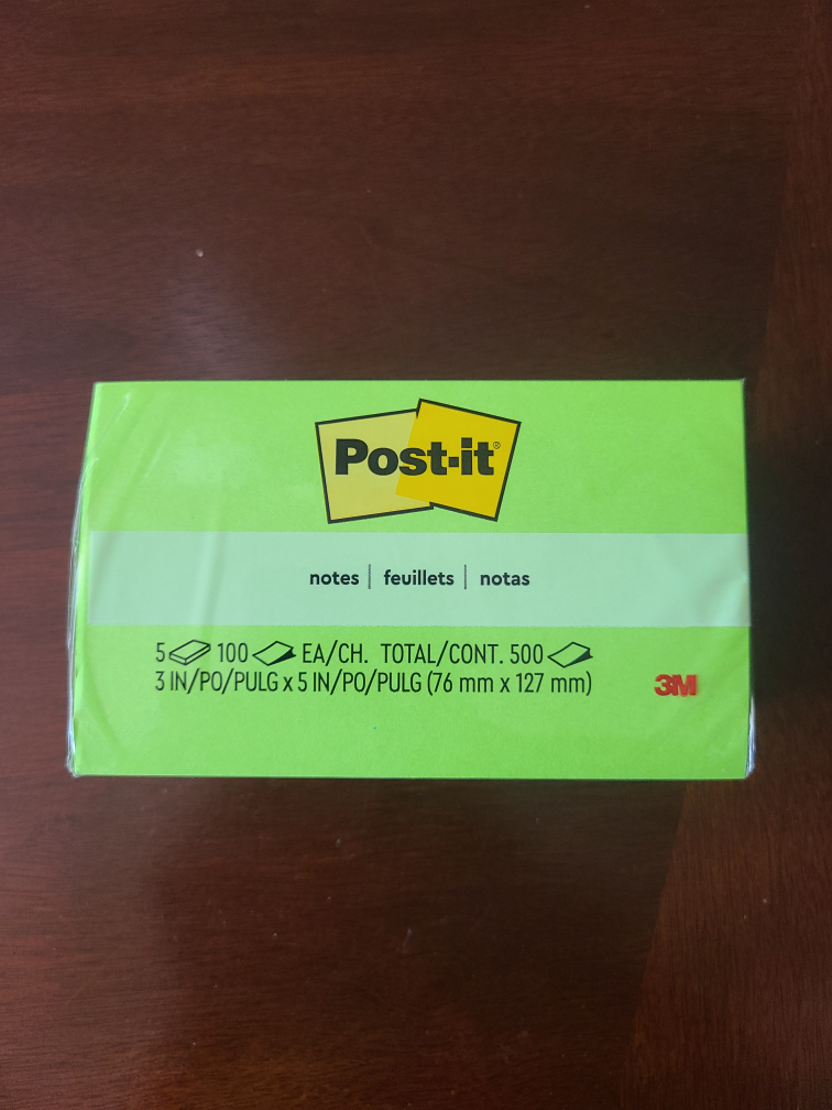 Post-it Notes, 500 Count, Multicoloured