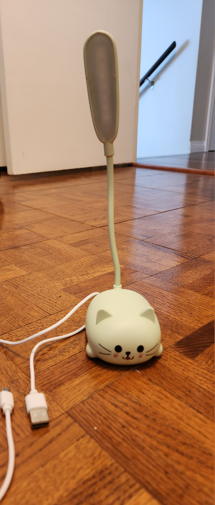 Cat-Shaped Night Light/Book Light - USB Rechargeable - photo 3