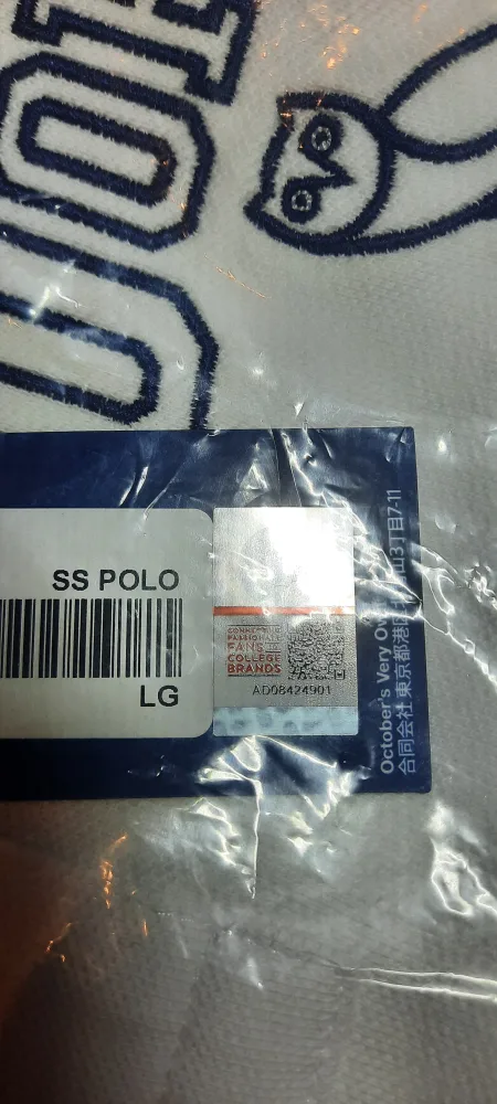 OVO x  University of Toronto White Polo Shirt - Size Large image indicator(3)