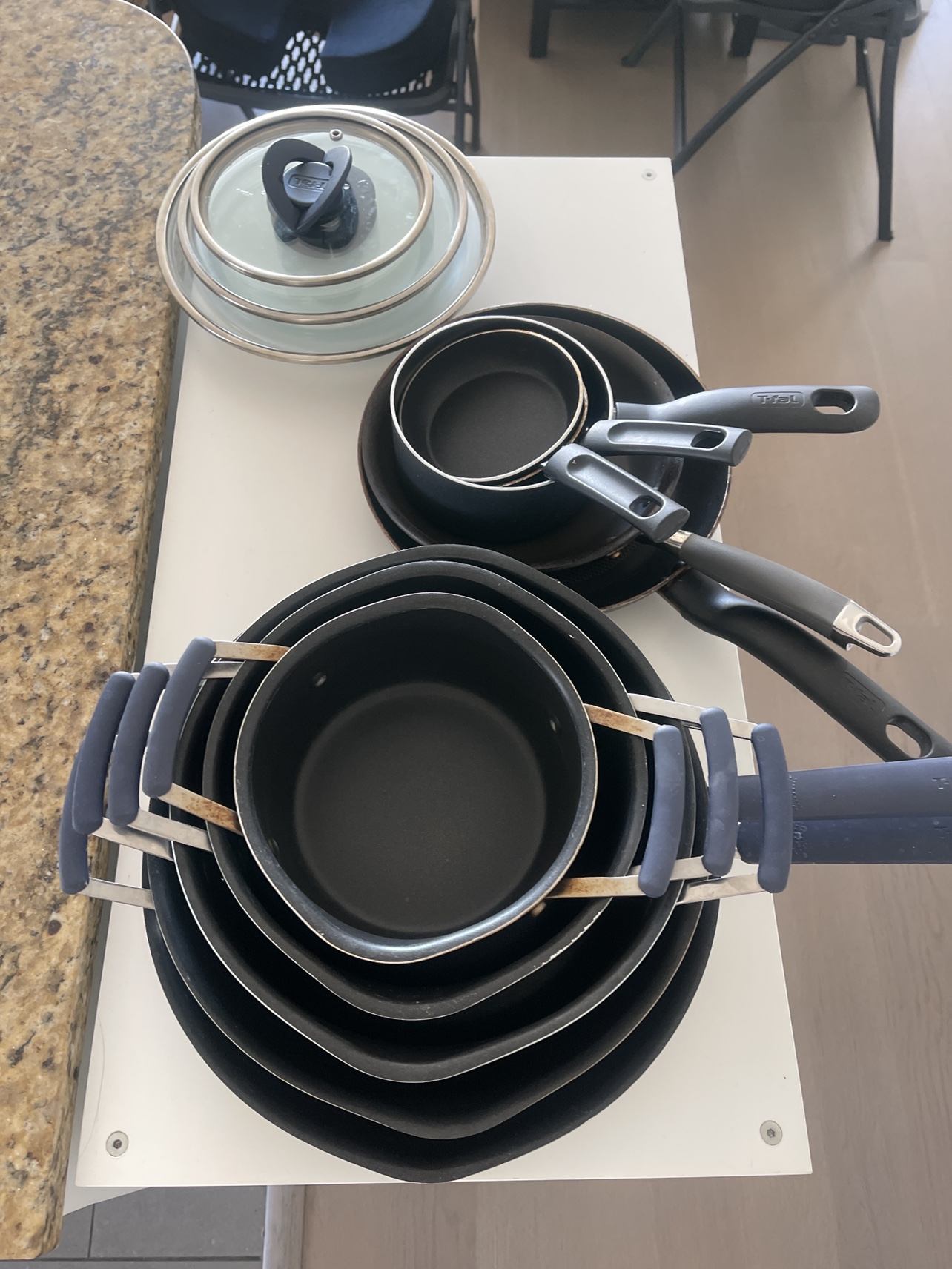T-Fal pots and pans