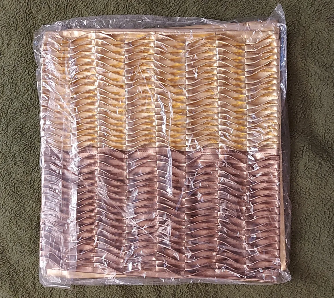 🆕 pair of faux leather cushion covers $3ea image indicator(3)