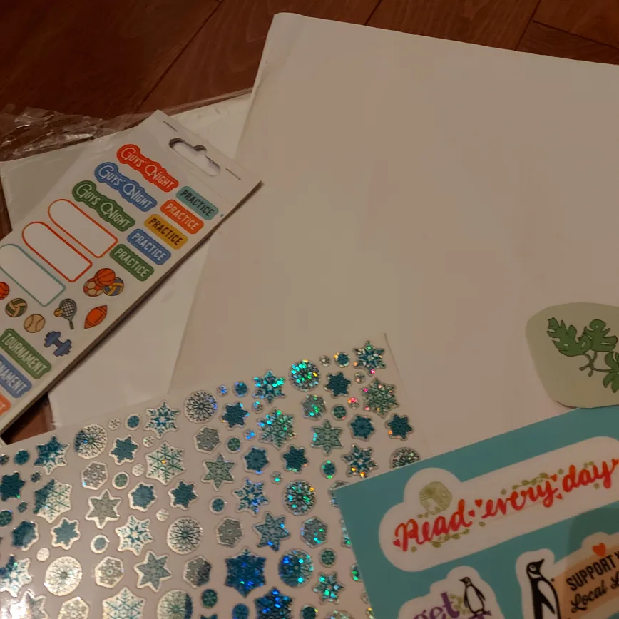 Bundle of stickers with plastic sleeve image indicator(4)