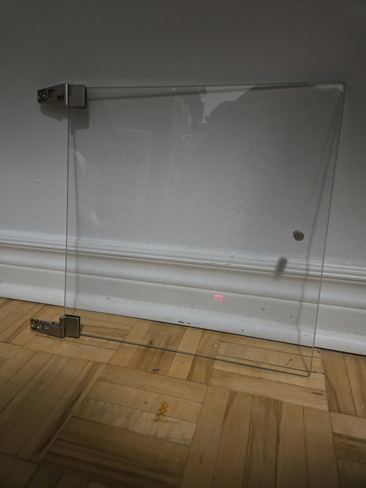ikea EKET glass doors x 3
