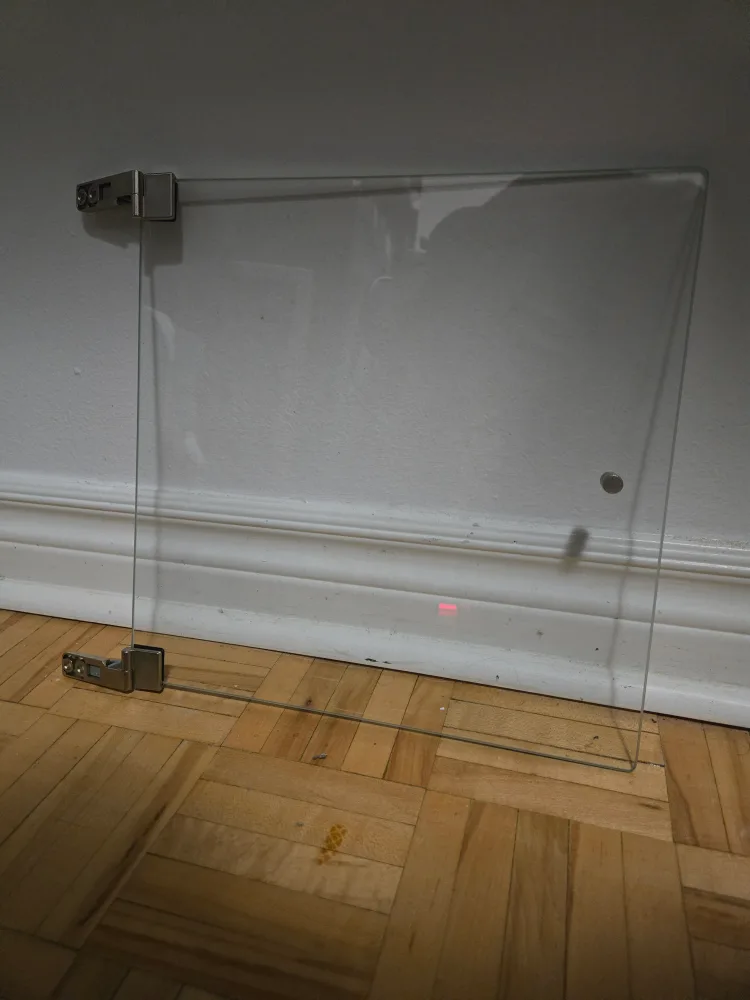 ikea EKET glass doors x 3