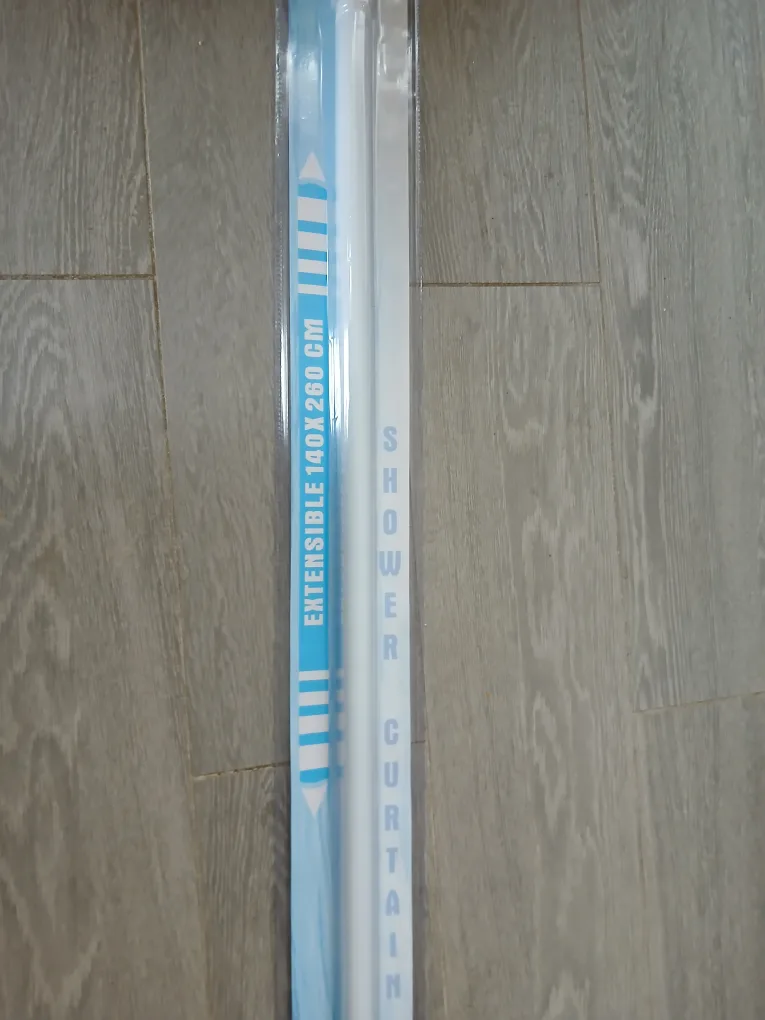 Extendable White Shower Curtain Rod available. Firm price. image indicator(4)