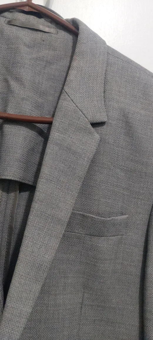 COS Men's Grey Blazer 100% Wool Size 36R image indicator(6)