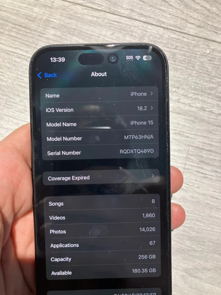 iPhone 15 256GB - Black - Excellent condition image indicator(5)