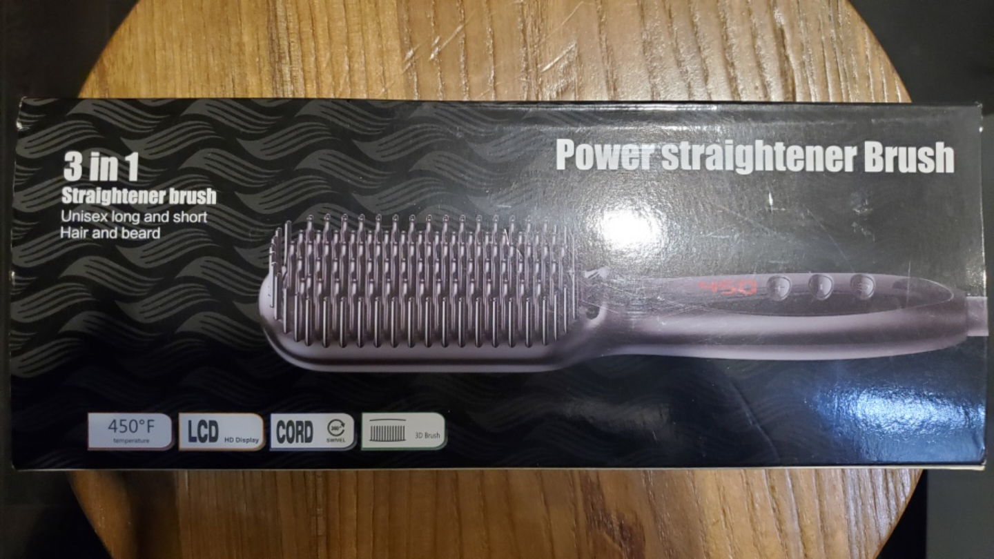 3-in-1 Power Straightener Brush