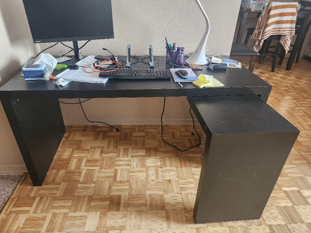 IKEA LINNMON Desk with ALEX Drawer - photo 2