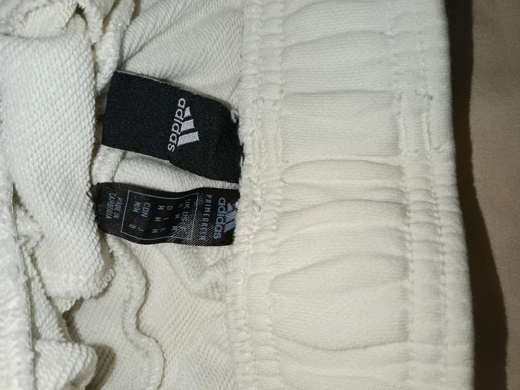 Adidas Off-White Colourblock Shorts image indicator(4)