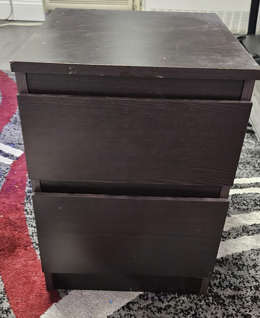 Pair of IKEA MALM 2-Drawer Nightstands - photo 3
