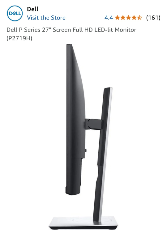 Dell P Series 27" LED Monitor - P2719H - Full HD 1080p - photo 2