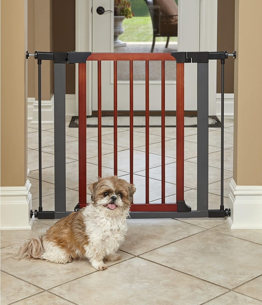 Steel Pet Gate w Textured Graphite - photo 2