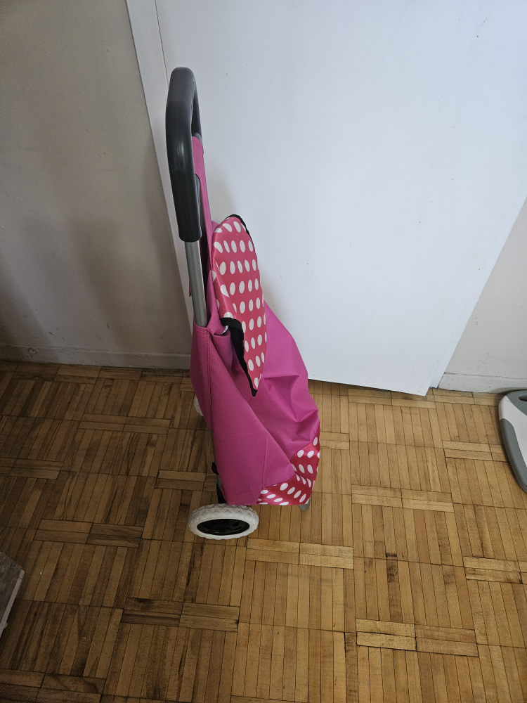 Pink Polka Dot Shopping Cart - photo 3