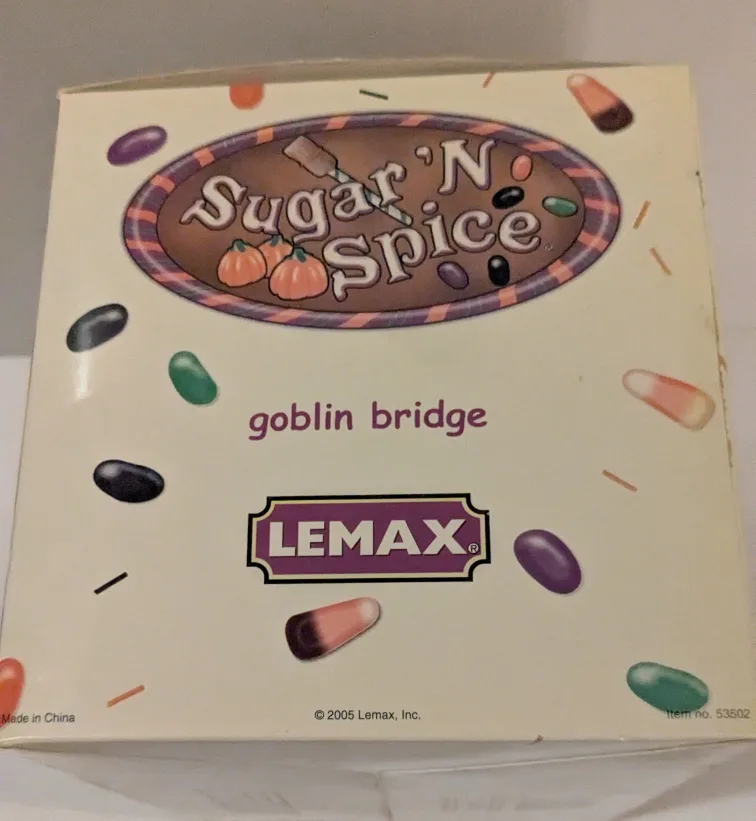Lemax Sugar N Spice - Village Goblin Bridge - NIB - Vintage image indicator(2)