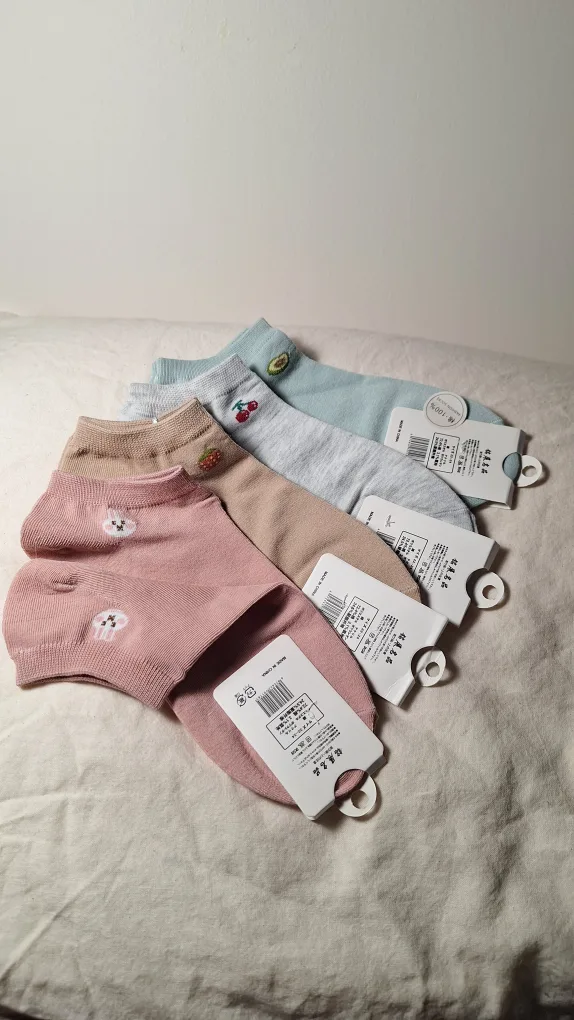 [✨️new] 4 pairs of really cute socks assorted bundle image indicator(2)