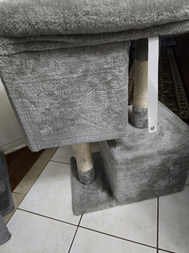 Grey Cat Tree Condo with Two Perches - photo 4