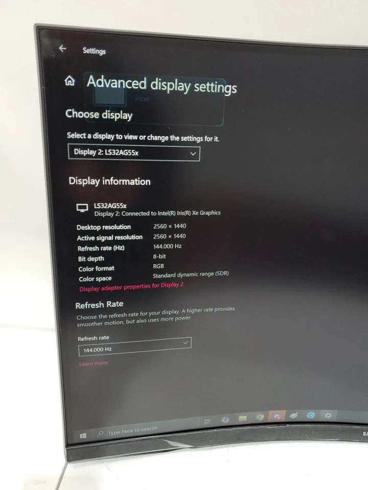 Samsung Odyssey G5 curved gaming monitor - 32 QHD monitor image indicator(3)