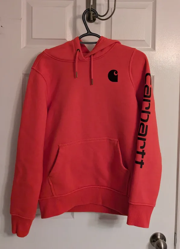 Carhartt Red Hoodie - Women's Size S thumbnail