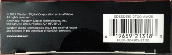 SanDisk 2TB Extreme Portable SSD - Up to 1050MB/s (Brand New) image indicator(5)